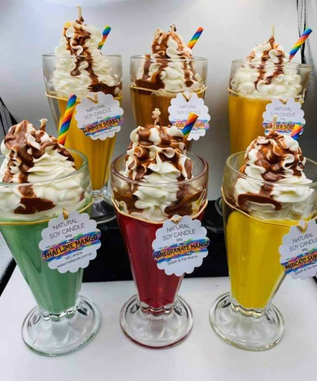 SUNDAE CANDLES