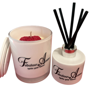 OXFORD SOY CANDLE 400g & DIFFUSER 120ml SET (white)