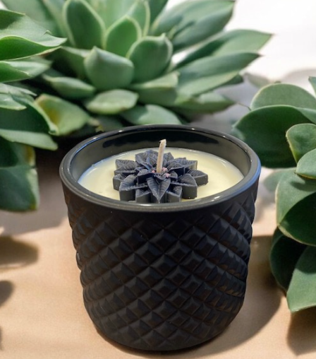 Deluxe Cupola Candle - MATT BLACK - 300g